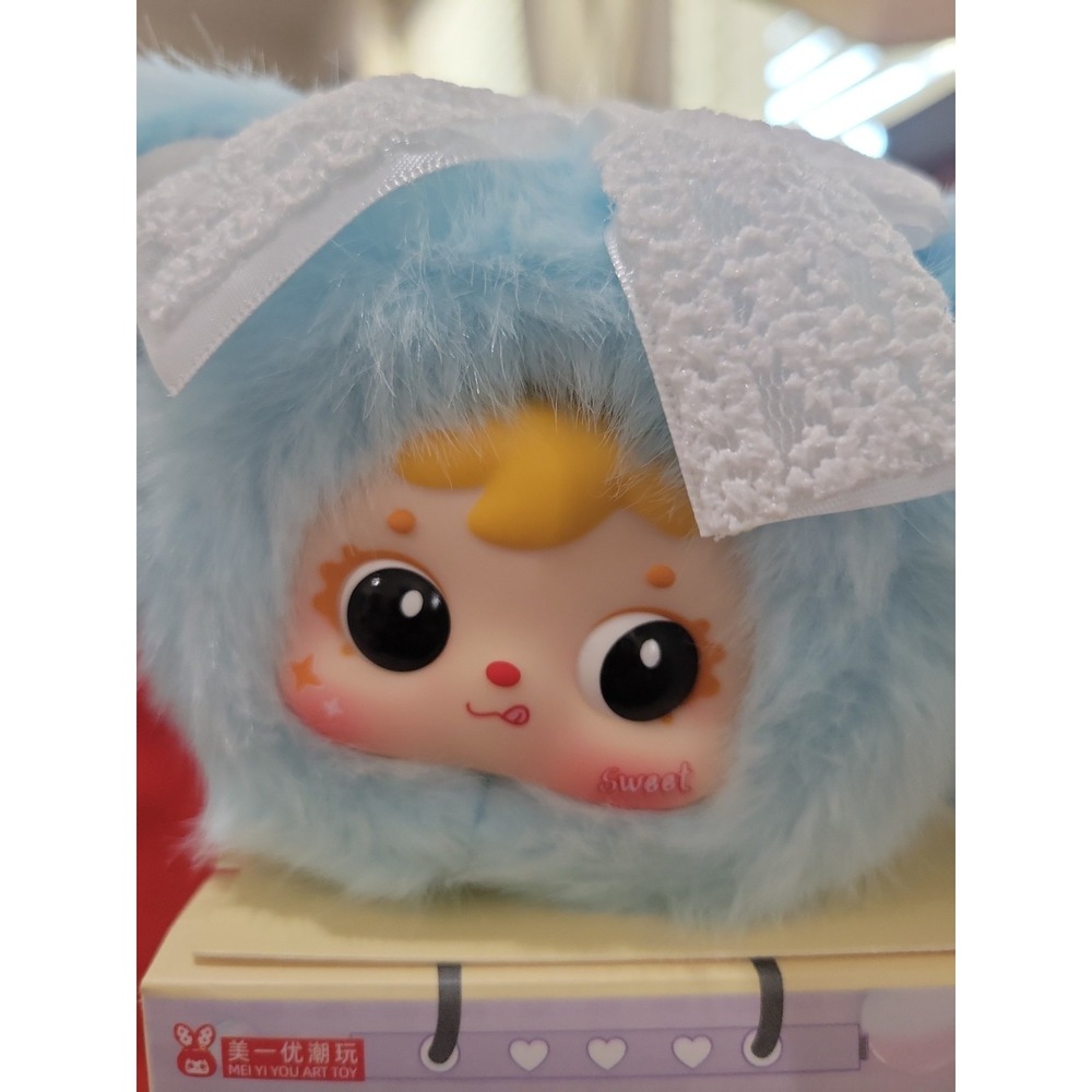 Samuel Candy Heart Bunny Series , Blueberry White Chocolate Character.